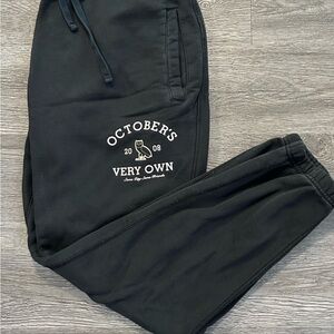 OVO Black 'October's Very Own' Logo Sweatpants